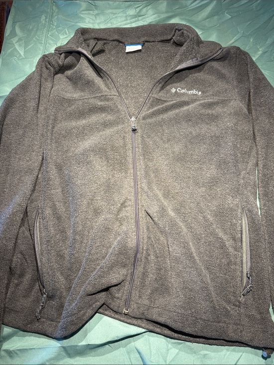 Columbia Other - Columbia Dark Gray Full-Zip Fleece Jacket